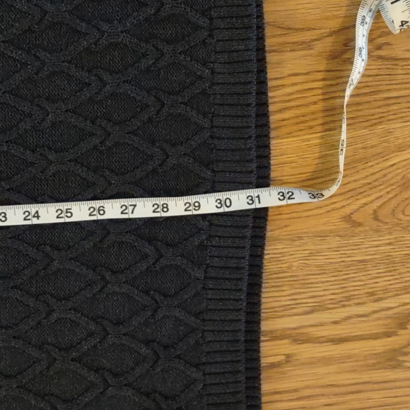 Calvin Klein Black Cable Knit Dress - Picture 7 of 7